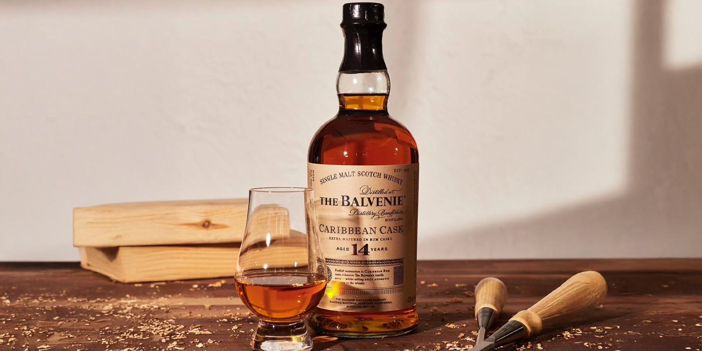 Balvenie 14 ročná Caribbean Cask + pohár